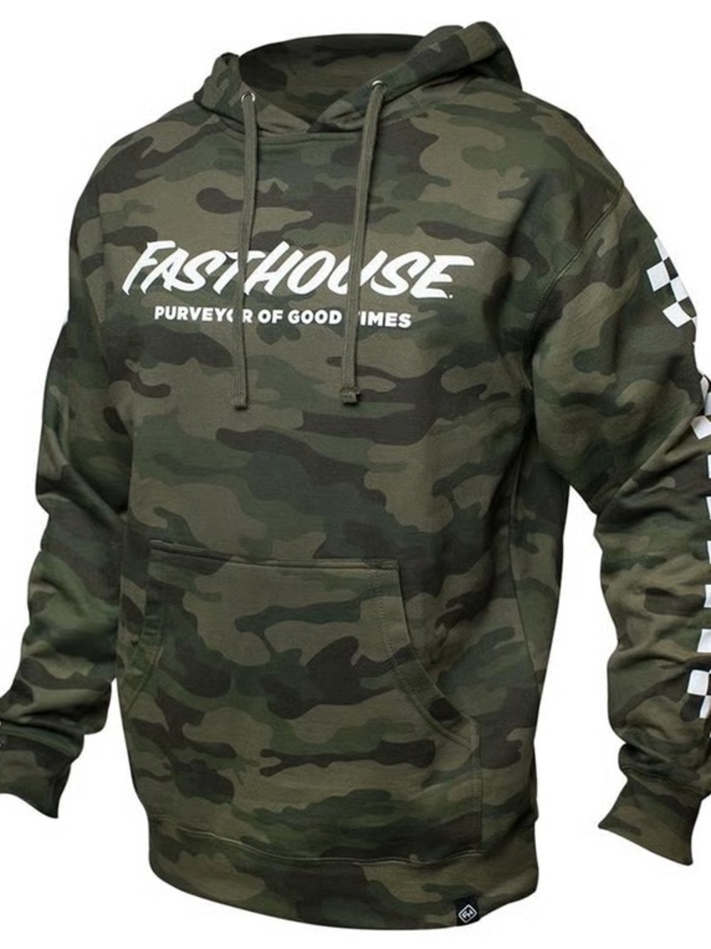 Fasthouse Men’s Camo Pullover Hoodie - Green